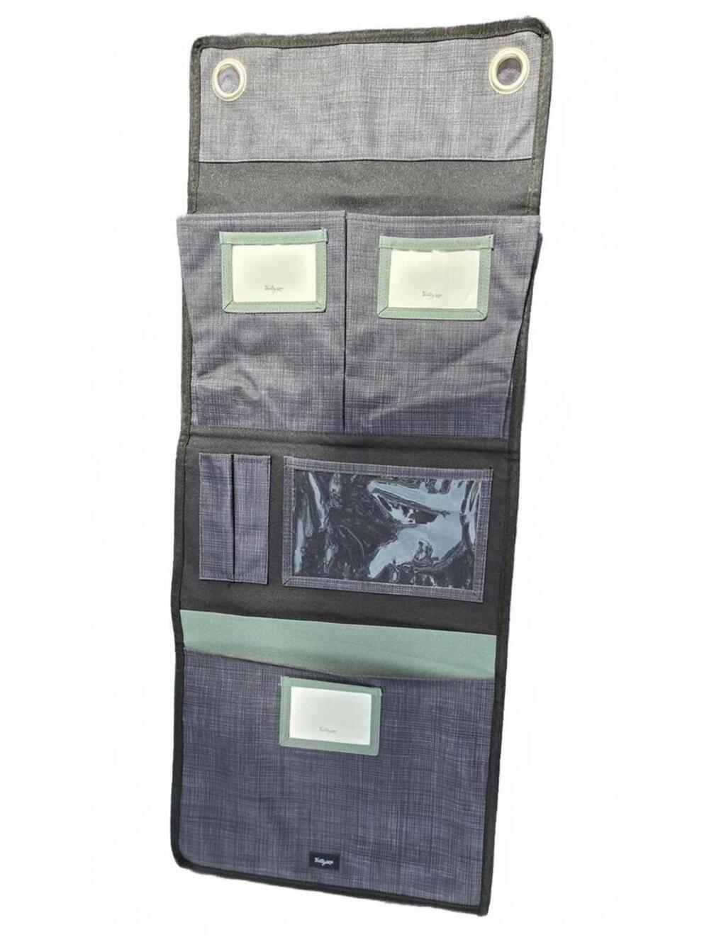 Thirty One Hang Up Room Organizer Organization Gray Teal Black